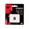 Память Kingston (microSDHC) 32 Gb class UHS-l (10+) SDCA10/32GBSP R/W 90/45 MB/s