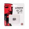 Память Kingston (microSDHC) 4 Gb class 2/4 SDC4/4GBSP