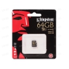 Память Kingston (microSDXC) 64 Gb class UHS-l (10+) SDCA10/64GBSP R/W 90/45 MB/s