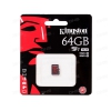 Память Kingston (microSDXC) 64 Gb class UHS-l (U3) SDCA3/64GBSP