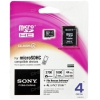 Память Sony (MicroSDHC) 4 Gb 4 class