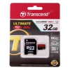Память Transcend (MicroSDHC) 32 Gb 600x Ultimate class UHS-I