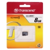 Память Transcend (MicroSDHC) 8 Gb class 2/4
