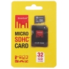 Память STRONTIUM (microSDHC) 32 Gb class 6 + адаптер