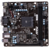 Плата MSI Socket-AM1 AM1I 2xDDR3-1600 PCI-Ex16 HDMI/DVI/DSub 8ch 4xSATA3 RAID 2xUSB3  mini-ITX