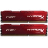 Память DIMM DDR3 4096MBx2 PC12800 1600MHz Kingston HyperX FURY Red CL10 [HX316C10FRK2/8]