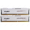 Память DIMM DDR3 4096MBx2 PC12800 1600MHz Kingston HyperX FURY White CL10 [HX316C10FWK2/8]