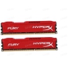 Память DIMM DDR3 8192MBx2 PC12800 1600MHz Kingston HyperX FURY Red CL10 [HX316C10FRK2/16]