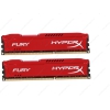 Память DIMM DDR3 8192MBx2 PC14900 1866MHz Kingston HyperX FURY Red CL10 [HX318C10FRK2/16]