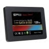 Твердотельный накопитель SSD 2.5" SATA-3 120Gb SiliconPower Slim S55 [SP120GBSS3S55S25] Phison PS3108  (R520/W370MB/s)