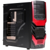 Корпус Miditower AeroCool Cyclops Advance Red, USB3, Window, Fan LED, без БП