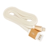Кабель USB 2.0 Cablexpert, AM/Lightning 8P, 1м, силиконовый шнур, разъемы золотой металлик CC-ApUSBgd1m