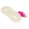Кабель USB 2.0 Cablexpert, AM/Lightning 8P, 1м, силиконовый шнур, разъемы розовый металлик CC-ApUSBr1m