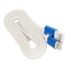 Кабель USB 2.0 Cablexpert, AM/Lightning 8P, 1м, силиконовый шнур, разъемы синий металлик CC-ApUSBb1m