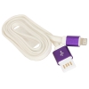 Кабель USB 2.0 Cablexpert, AM/Lightning 8P, 1м, силиконовый шнур, разъемы фиолетовый металлик CC-ApUSBp1m