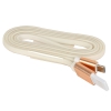 Кабель USB 2.0 Cablexpert, AM/microBM 5P, 1м, силиконовый шнур, разъемы золотой металлик CC-mUSBgd1m