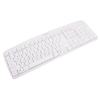 Клавиатура Gembird KB-8350U, USB, белый, лазерная гравировка символов