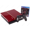 Игровая приставка PlayStation 4  Red 500 Gb Limited edition + Игра "MGS V: The Phantom Pain"
