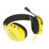 Наушники Ozone Gaming Rage ST[охватывающие, закрытые, 20-20000 Гц, микр., рег. громкости, каб. 2.5м, разъем 2x3.5мм, желтые]
