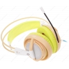 Наушники SteelSeries Siberia 200 [охватывающие, закрытые, 10-28000 Гц, микр., рег.громкости, каб. 1,8м, разъем 2x3.5мм, зеленые]