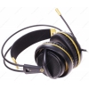 Наушники SteelSeries Siberia 200 [охватывающие, закрытые, 10-28000 Гц, микр., рег.громкости, каб.1,8м, разъем 2x3.5мм, золотистые]