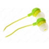 Наушники Bagisson Fruits Kiwi [вставные (затычки), закрытые, 20-20000 Гц, каб. 1.2м, разъем 3,5мм, зеленые]