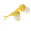 Наушники Bagisson Fruits Lemon [вставные (затычки), закрытые, 20-20000 Гц, каб. 1.2м, разъем 3,5мм, желтые]