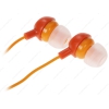 Наушники Bagisson Fruits Orange [вставные (затычки), закрытые, 20-20000 Гц, каб. 1.2м, разъем 3,5мм, оранжевые]
