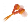 Наушники Bagisson Fruits Orange [вставные (затычки), закрытые, 20-20000 Гц, микр., рег. громкости, каб. 1.2м, разъем 3,5мм, оранжевые]