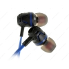 Наушники Cresyn C450S [вставные (затычки), закрытые, 20-20000 Гц, микр., каб. 1.1, разъем 3.5мм, синие]