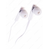 Наушники GAL HM-005 [вставные (затычки), закрытые, 20-20000 Гц, микр., каб. 1.2м, разъем 3,5мм, белые]