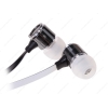 Наушники InterStep BW Metal [вставные (затычки), закрытые, 10-20000 Гц, каб. 1.2, разъем 3.5мм+2.5мм, черно-белые]