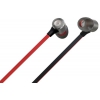 Наушники InterStep BW Metal [вставные (затычки), закрытые, 10-20000 Гц, каб. 1.2, разъем 3.5мм+2.5мм, черно-красные]