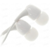 Наушники JBL T100A [вставные (затычки), закрытые, 20-22000 Гц, микр., каб. 1.2, разъем 3.5мм, белые]