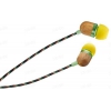 Наушники Marley Smile Jamaica EM-JE040-CU [вставные (затычки), закрыты, 18-20000 Гц, каб. 1.3м, разъем 3,5мм, желтые]