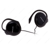 Наушники Panasonic RP-HS46E-K [накладные, открытые, 20–20000 Гц, клипсы, каб. 1.1м, разъем 3,5мм, черные]