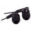 Наушники RITMIX RH-010 [вставные (затычки), закрытые, 20-20000 Гц, каб. 1.2м, разъем 3.5мм, черные]