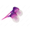 Наушники Sony MDR-EX15APV [вставные (затычки), закрытые, 8-22000 Гц, микр., каб. 1.2м, разъем 3.5мм, фиолетовые]