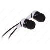 Наушники Black Fox BHE517BW [вставные (затычки), закрытые, 18-22000 Гц, каб. 1.2м, разъем 3,5мм, черно-белые]