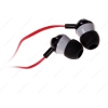 Наушники Harper HV-102 [вставные (затычки), закрытые, 13-22500 Гц, микр., каб. 1.2м, разъем 3,5мм, красные]
