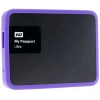 Внешний HDD WD 1Tb My Passport Ultra [WDBDDE0010BBK] 2.5" USB 3.0 Black + чехол-бампер цвет Grape