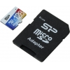 Silicon Power <SP128GBSTXBU1V20SP> microSDXC Memory Card 128Gb UHS-I U1 +  microSD-->SD Adapter