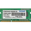 Память DDR3 4GB 1600MHz Patriot PSD34G160081S RTL PC3-12800 CL11 SODIMM 204-pin 1.5В single rank Ret