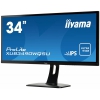 Монитор Iiyama 34" ProLite XUB3490WQSU-B1 черный IPS LED 5ms 21:9 HDMI M/M матовая HAS Pivot 320cd 178гр/178гр 3440x1440 DisplayPort USB 8.5кг
