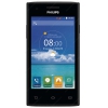 Смартфон Philips S309 4" 4Gb Black 2x1Ghz/1024Mb/800x480/TFT/2SIM/3G/GPS/Cam5AF/1600mAh/Android 4.4