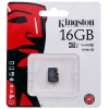 Память Kingston (microSDHC) 16 Gb class UHS-l (10+) SDC10G2/16GBSP