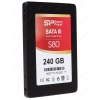 Твердотельный накопитель SSD 2.5" SATA-3 240Gb SiliconPower Slim S80 [SP240GBSS3S80S25] Phison PS3108 (R550/W500MB/s)