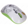 Мышь беспроводная Ritmix RMW-210, 1000 dpi, Graffiti Green USB