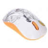 Мышь беспроводная Ritmix RMW-210, 1000 dpi, Graffiti Orange USB