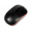 Мышь беспроводная DNS HOME SLW-004BRQ Black/Red (бесшумные кнопки)